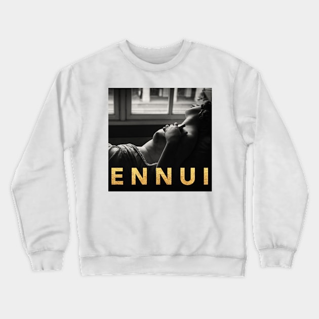 Ennui when reading just wont do Crewneck Sweatshirt by penandbea